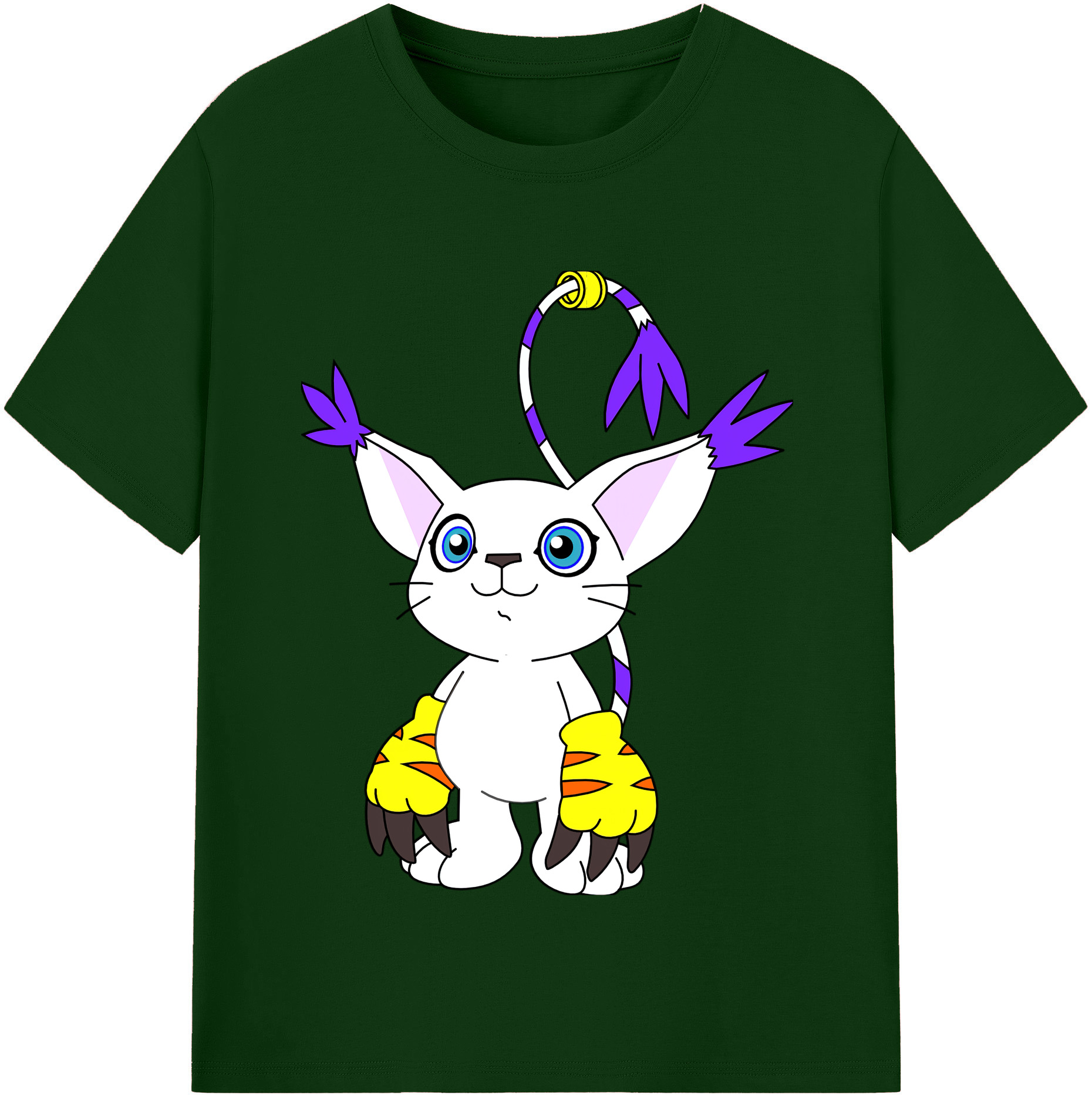 （画像用） Digimon デジタルモンスター/デジモン 綿100％半袖Tシャツ（フロントプリント）